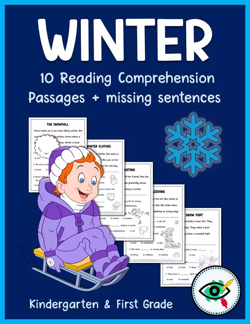 Winter Reading Comprehension Passages For Kids