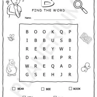 Alphabet Wordsearch Puzzle Games With Five Words - Image 6