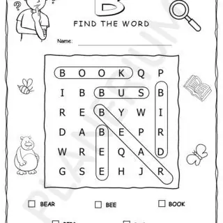 Alphabet Wordsearch Puzzle Games With Five Words - Image 5