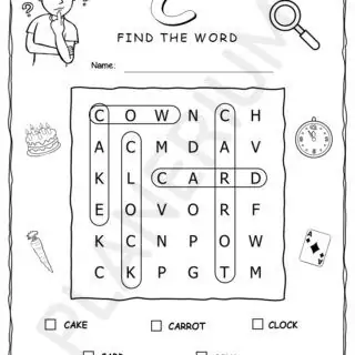 Alphabet Wordsearch Puzzle Games With Five Words - Image 4