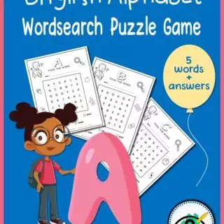 Alphabet Wordsearch Puzzle Games With Five Words - Image 1