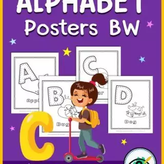Alphabet Posters In BW - Image 1
