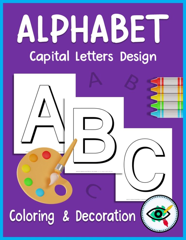 Teach the English Alphabet with Planerium's Fun Printables for Kids ...