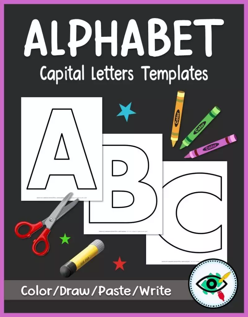 Big Alphabet Capital Letters Templates
