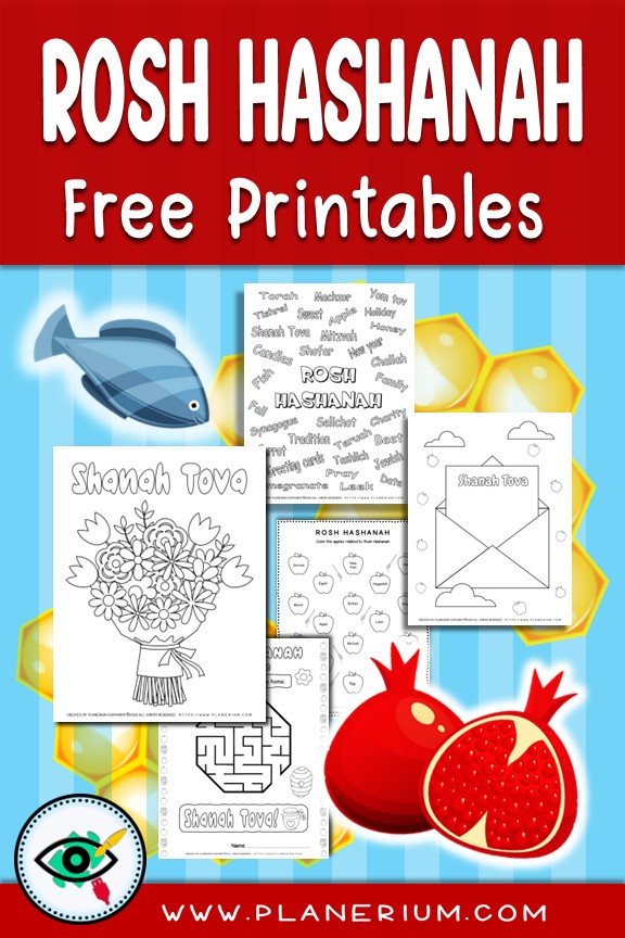 Best Printables For Rosh Hashanah 2024 | Planerium