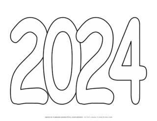 2024 Numbers Outline Printable For Coloring Or Crafts   2024 Outline Coloring Page Planerium 320x247 