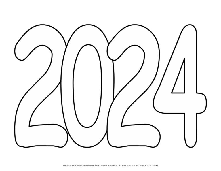 2024 Outline Coloring Page Planerium 768x593 