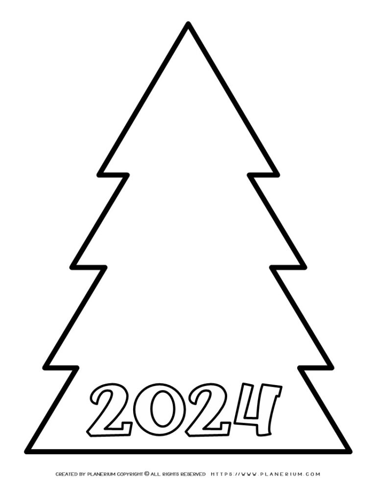 Get Festive With The 2024 Tree Wishes Decoration Template Planerium   2024 Tree Wishes Decoration Planerium 768x994 