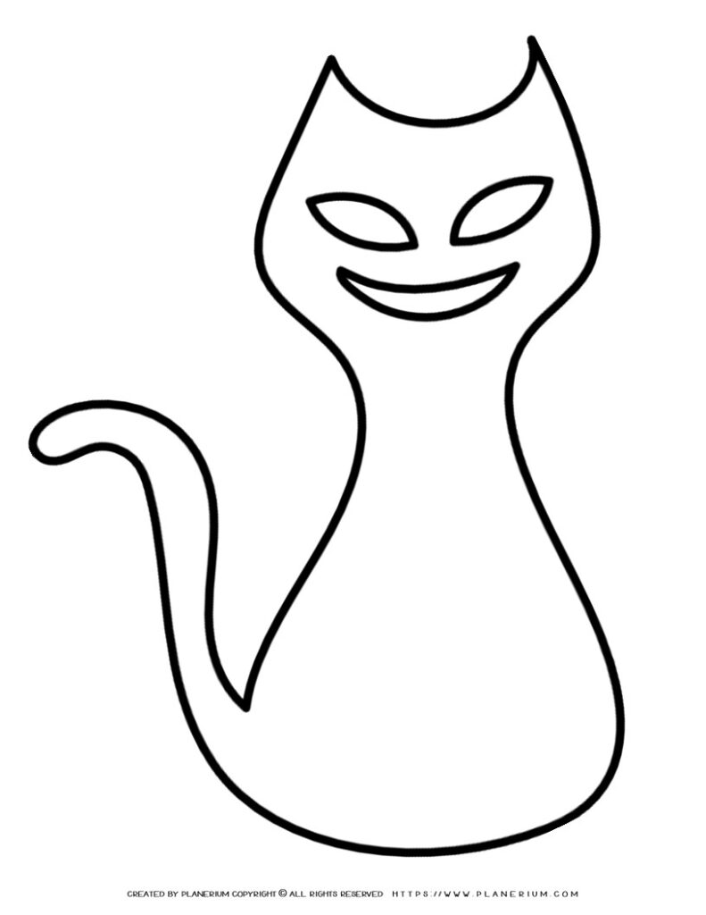 Download free photo of Cat,black,outline,shape,white - from needpix.com