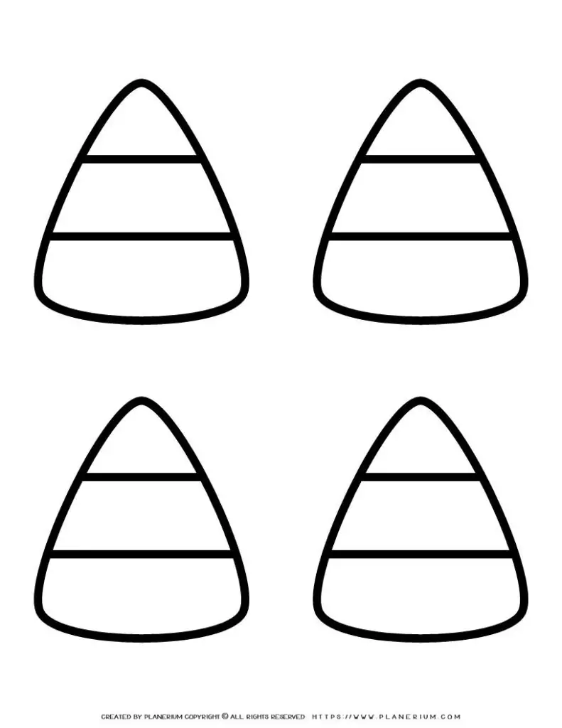 Candy Corn Outline - Planerium