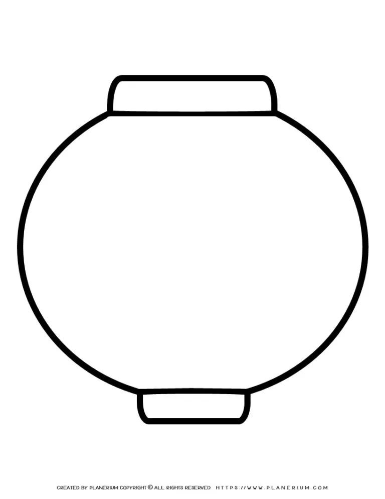 Big Chinese Lantern Template