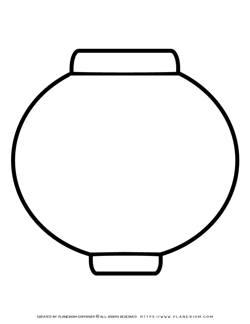 Big Chinese Lantern Template