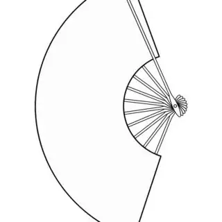 Chinese Fan Template