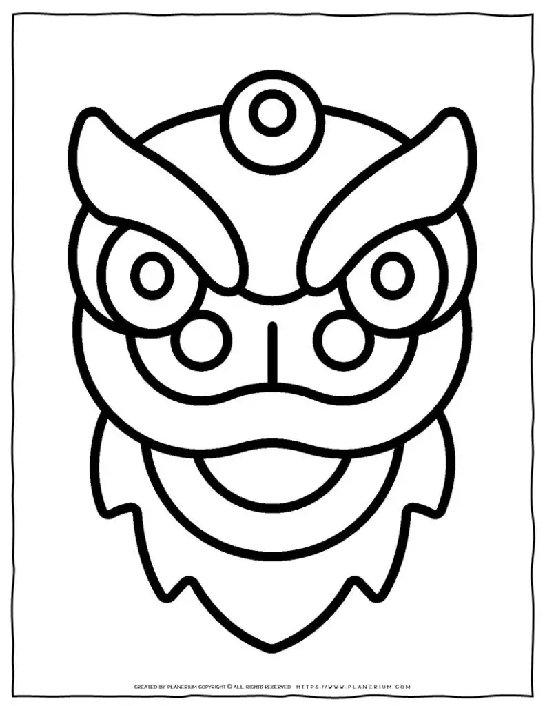 Chinese Dragon Mask