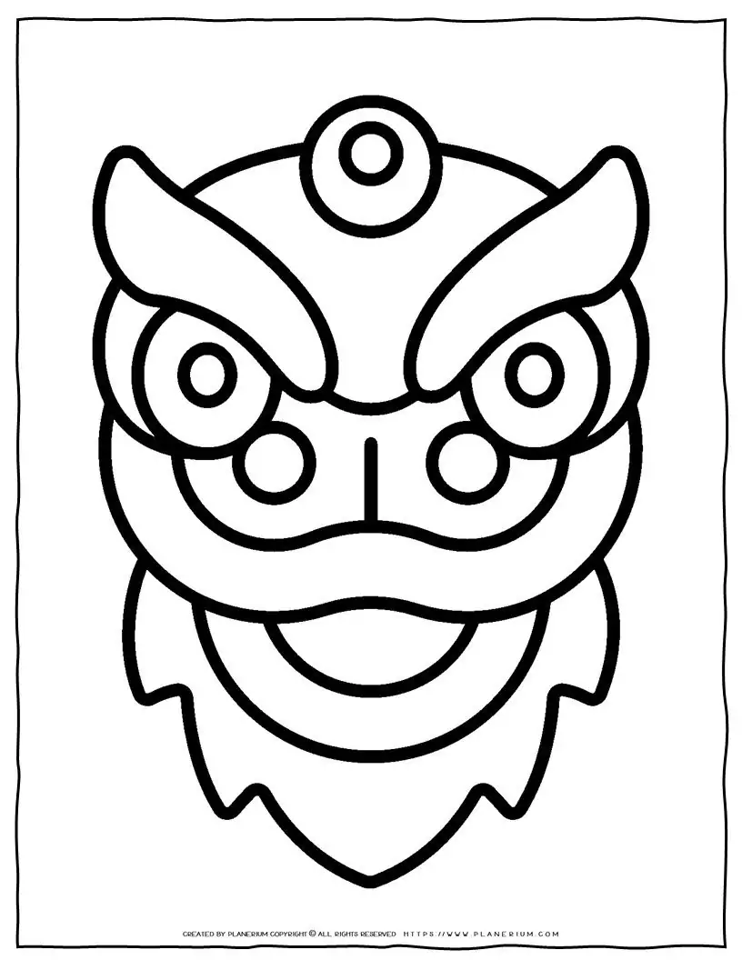 Chinese Dragon Mask