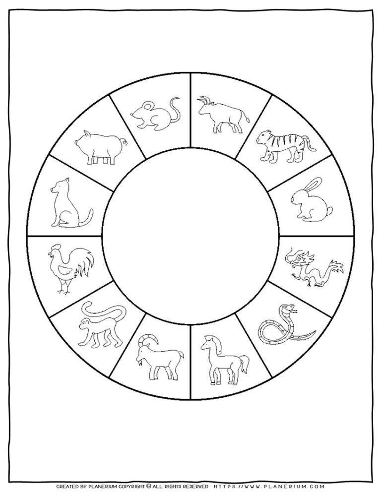 Colorful Zodiac Journey: Free Coloring Page - Explore Tradition and ...