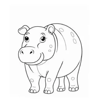 Big-Cute-Hippo-Outline-Coloring-Page-for-Kids