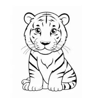 Cute-Baby-Tiger-Outline-Coloring-Page-for-Kids