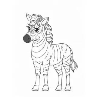 Cute-Zebra-Coloring-Page-for-Kids
