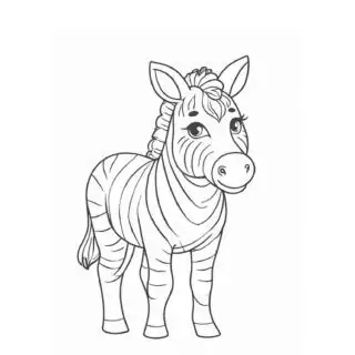 Cute-Zebra-Outline-Animal-Coloring-Page-for-Kids