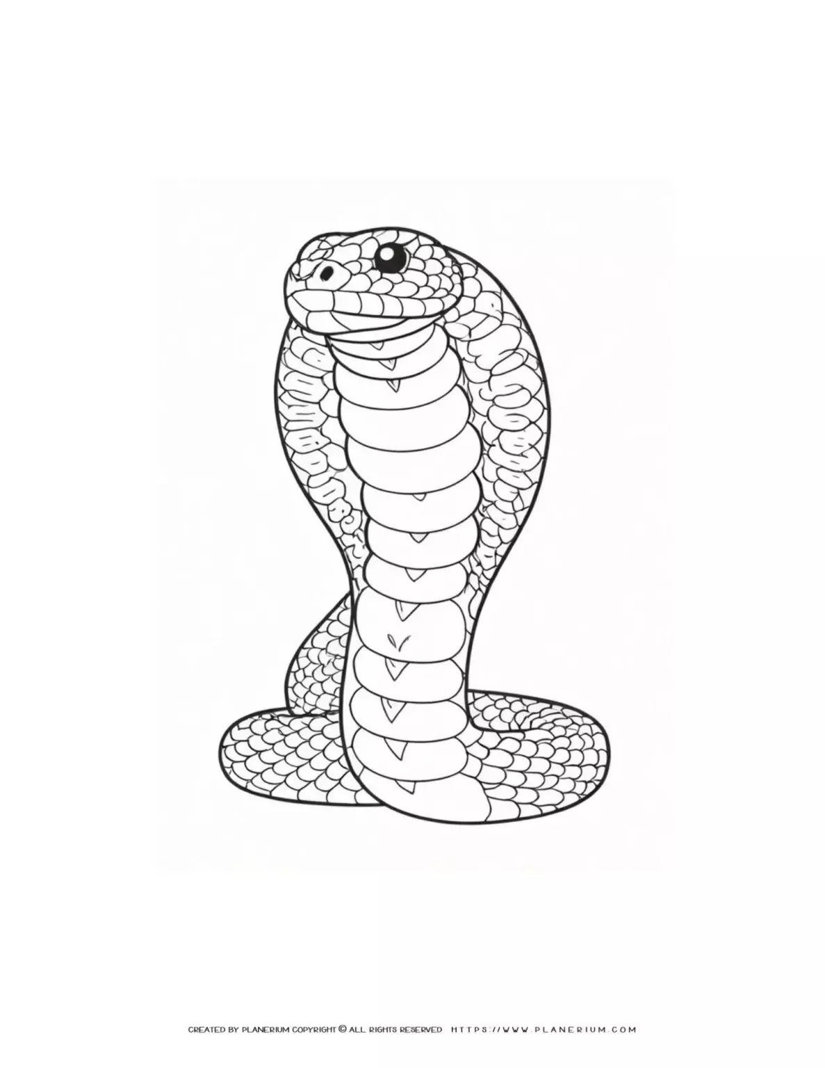 Detailed-Cobra-Snake-Outline-Coloring-Page-for-Kids