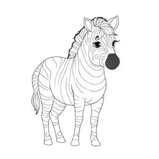 Zebra-Drawing-Coloring-Page-for-Kids