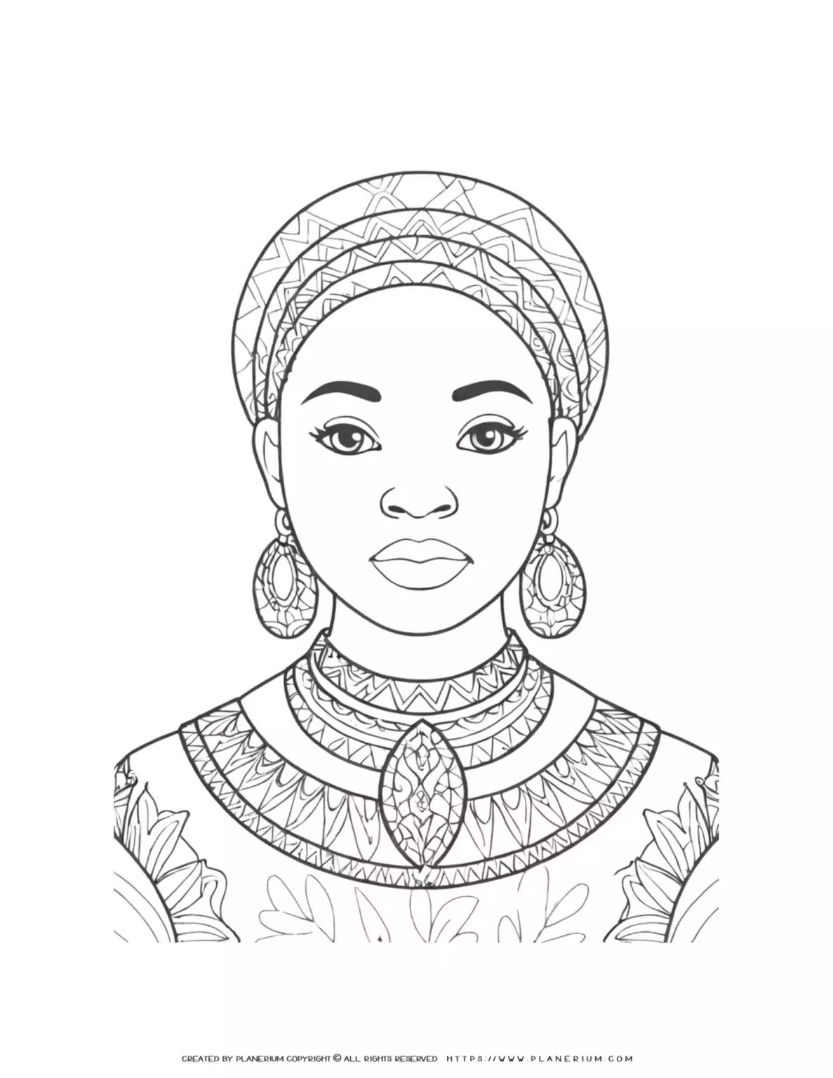 african-woman-portrait-detailed-coloring-page-for-adults