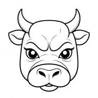 17-baby-bull-face-front-view-animal-coloring-page-for-kids