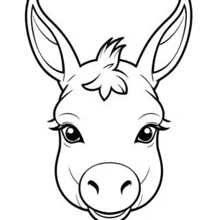 54-baby-donkey-face-front-view-coloring-page-for-kids