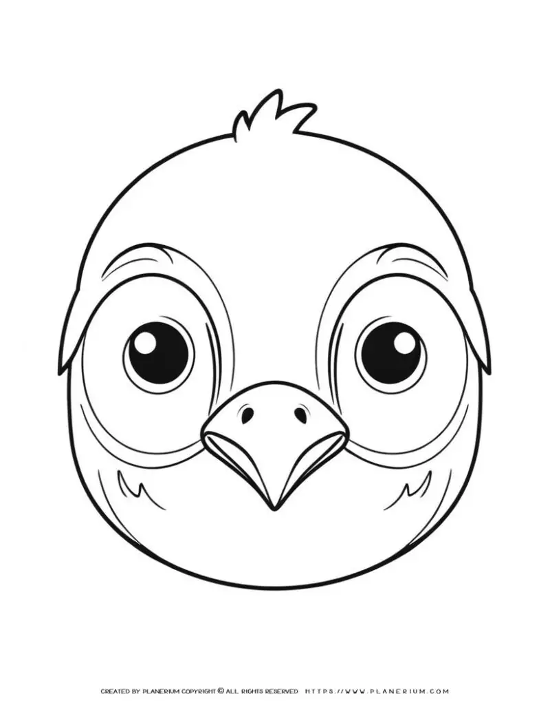 135-big-bird-face-front-view-illustration
