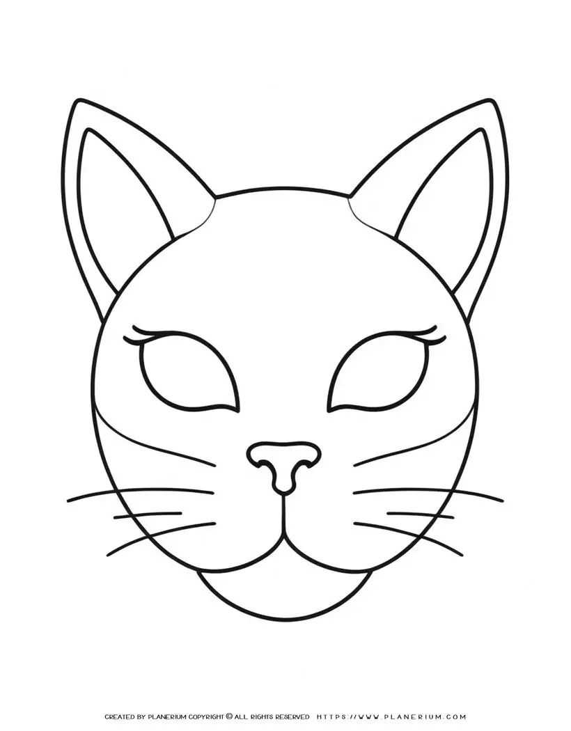 cat-face-mask-outline-coloring-template-for-kids