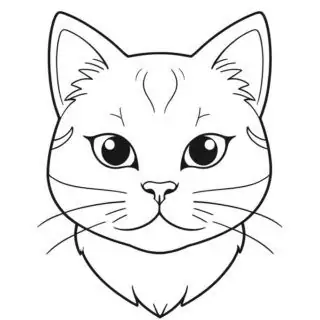 cat-portrait-outline-coloring-page