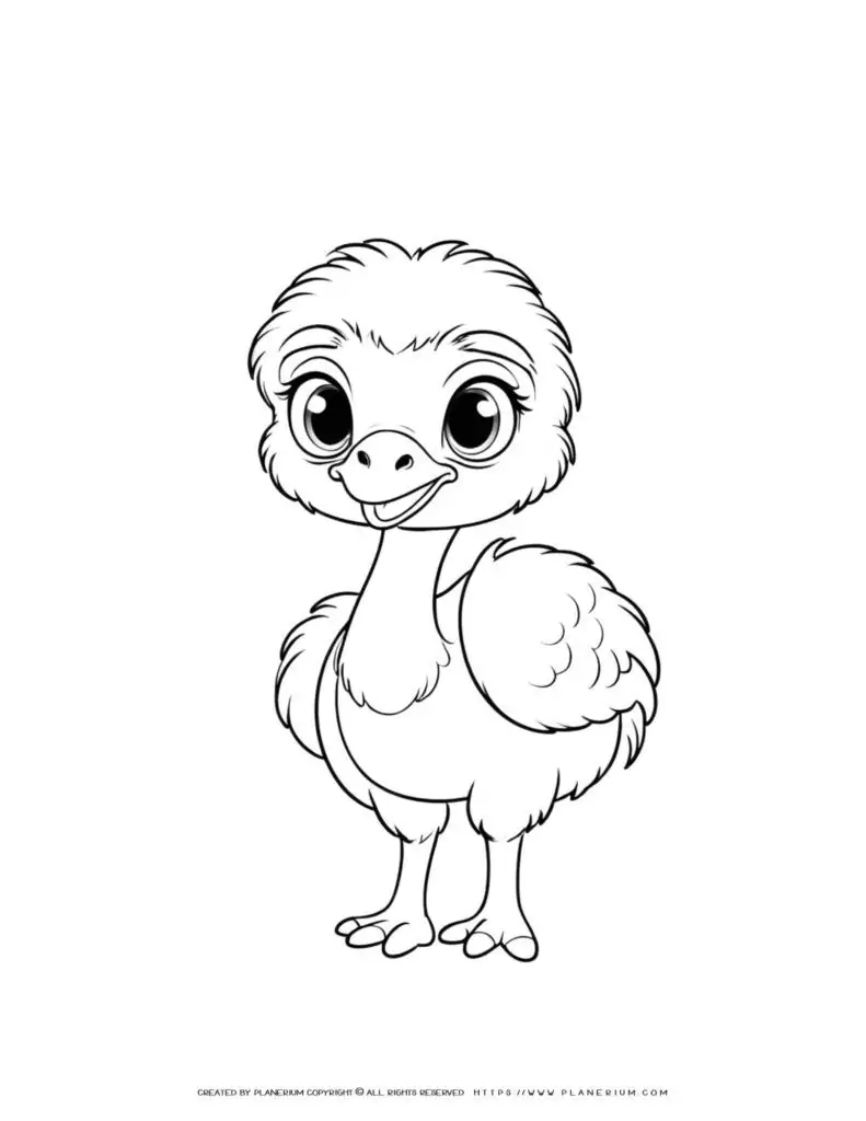 cute-baby-ostrich-outline-comic-style-coloring-page-for-kids
