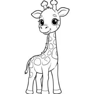 cute-baby-outline-giraffe-coloring-page-for-kids