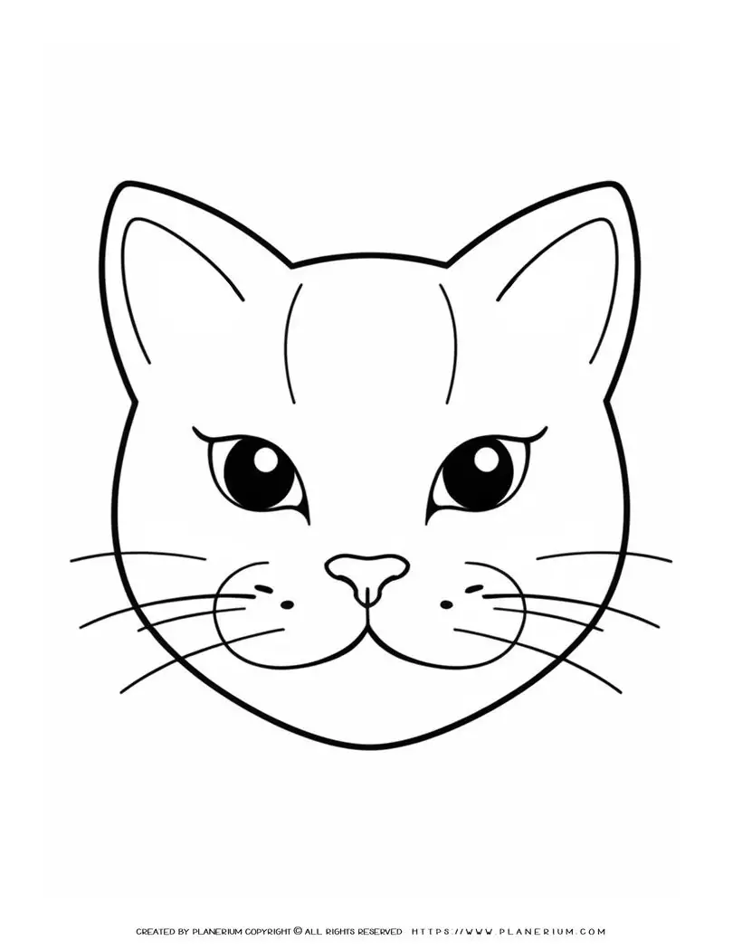 cute-cate-face-outline-coloring-page