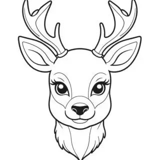 cute-deer-portrait-front-view-animal-coloring-page-for-kids