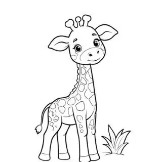 cute-giraffe-comic-style-coloring-page-for-kids
