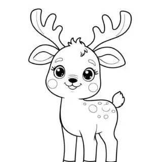 cute-happy-reindeer-outline-coloring-page-for-kids
