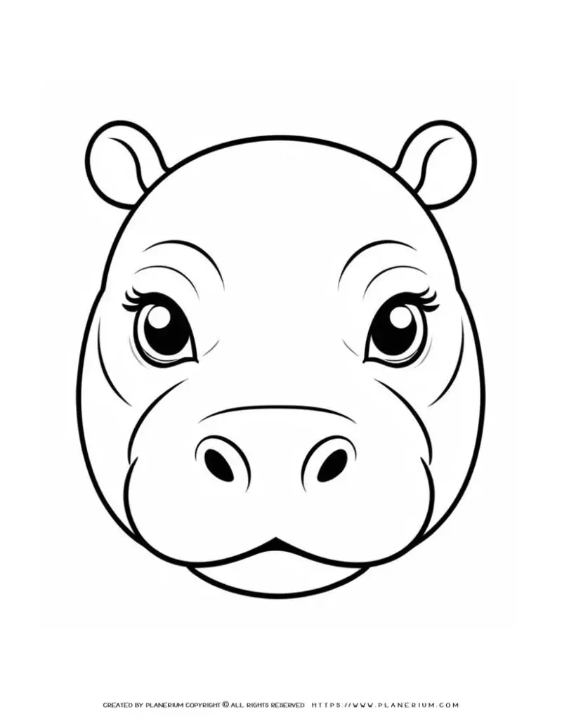 cute-hippo-portrait-illustration-coloring-page