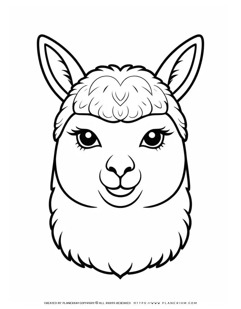 cute-lama-face-front-view-coloring-page-for-kids