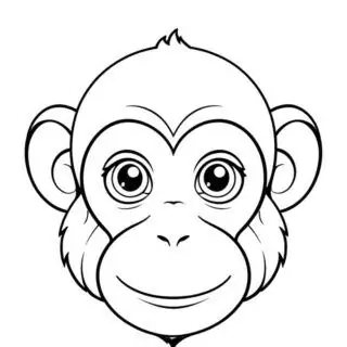 cute-monkey-face-coloring-page-for-kids