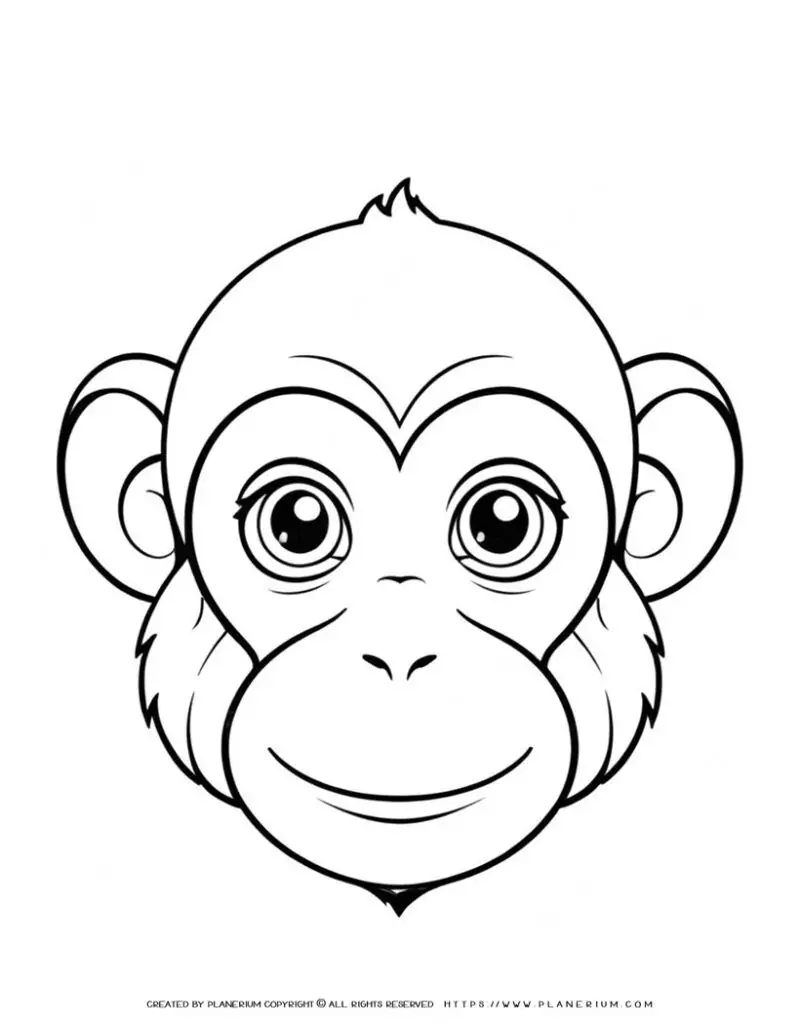 cute-monkey-face-coloring-page-for-kids