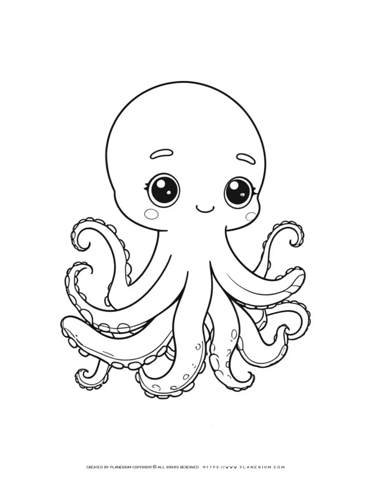 Cute-cartoon-octopus-coloring-page