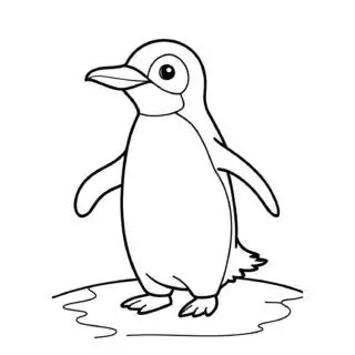 Printable-penguin-coloring-page-illustration