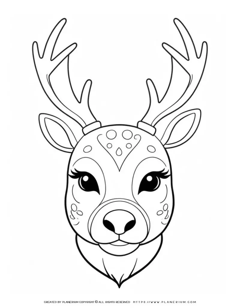 13-deer-portrait-front-view-wild-animal-coloring-page-for-kids