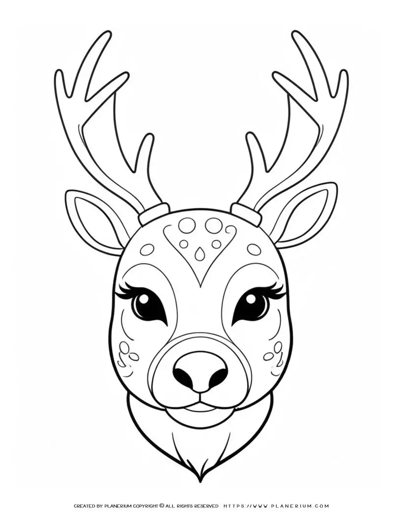 13-deer-portrait-front-view-wild-animal-coloring-page-for-kids
