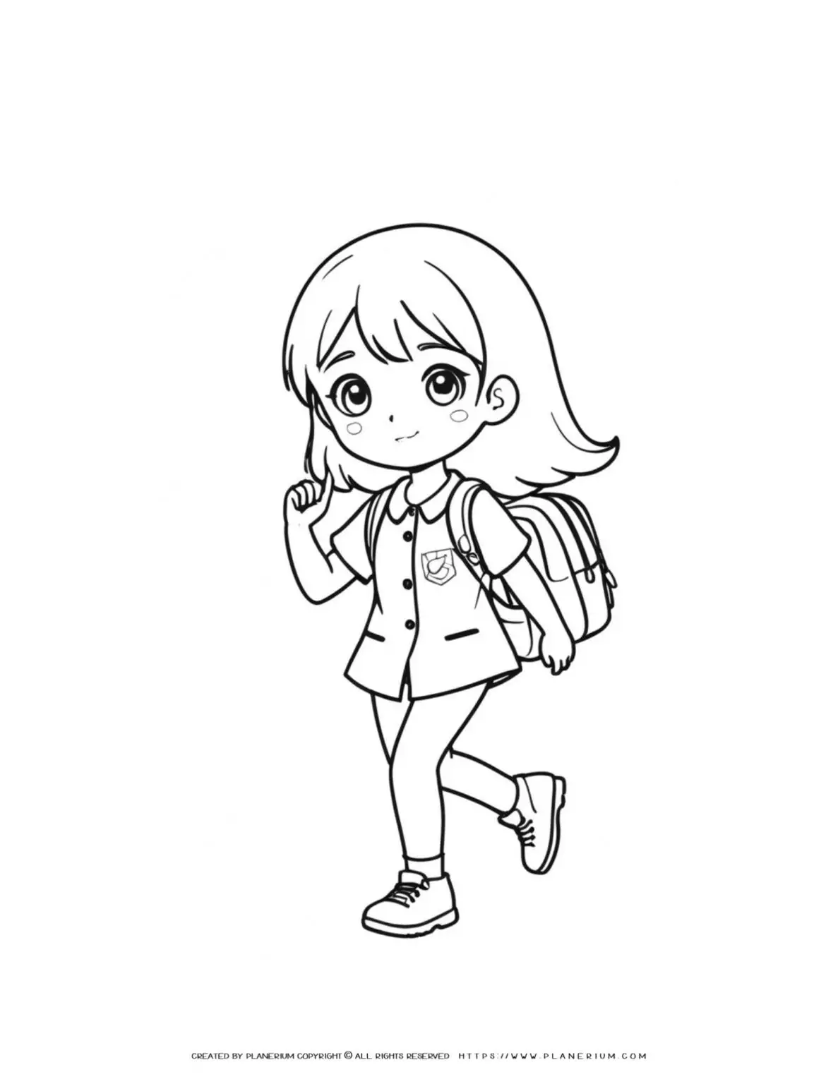 girl-running-to-school-outline-simple-coloring-page