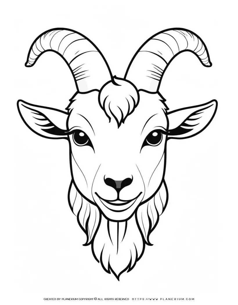 52-goat-face-illustration-front-view-coloring-page-for-kids