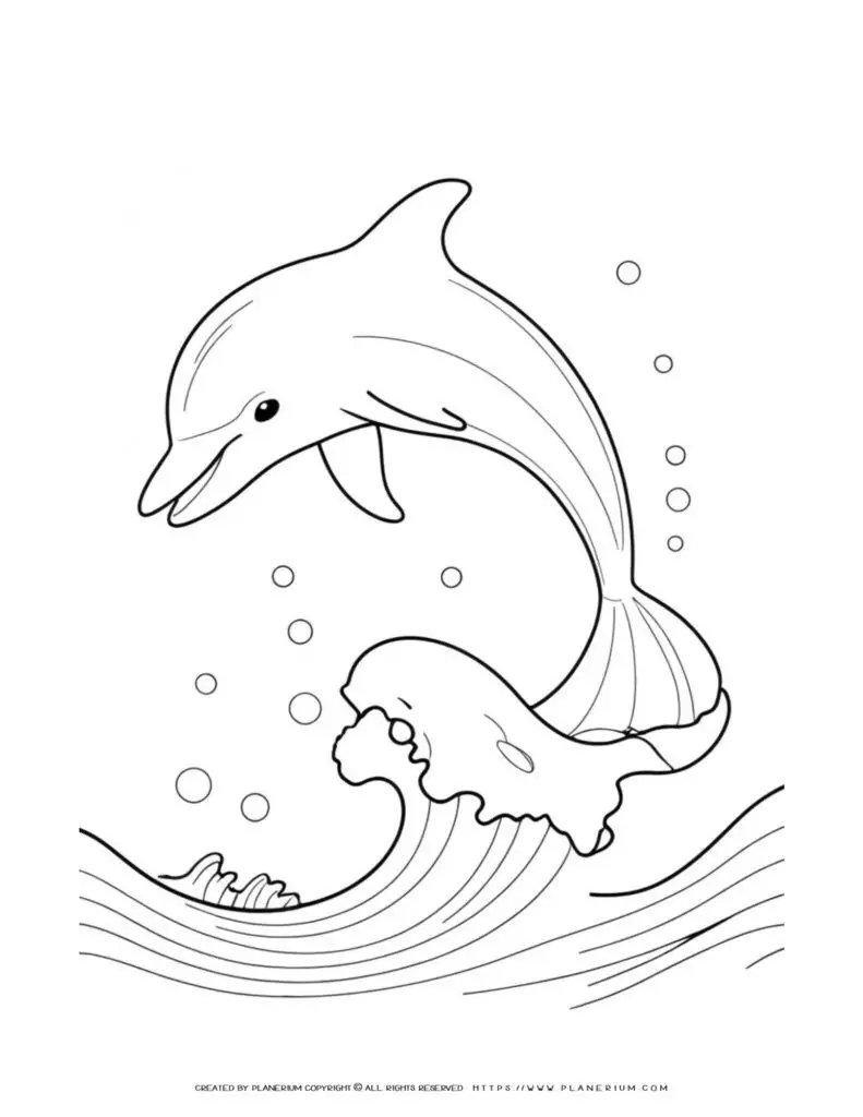 Dolphin-coloring-page-for-childrens-activity