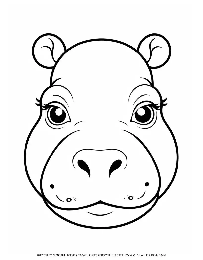 108-hippo-head-front-view-illustration-simple-coloring-page